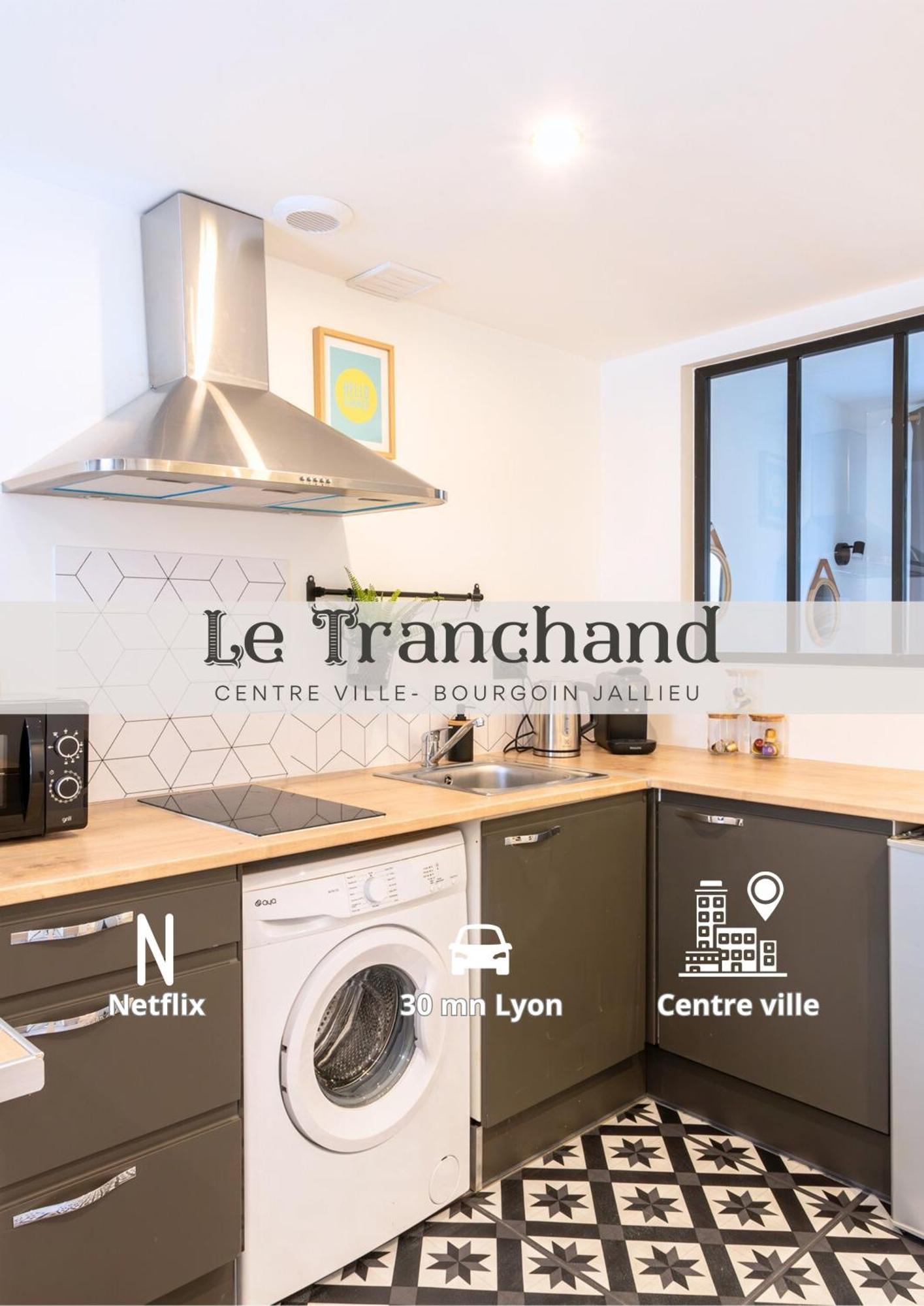 Le Tranchand☆City Center☆Wifi Hd Bourgoin-Jallieu Extérieur photo